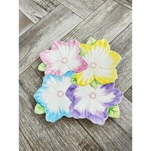 Vintage Bombay spring blossom serving tray